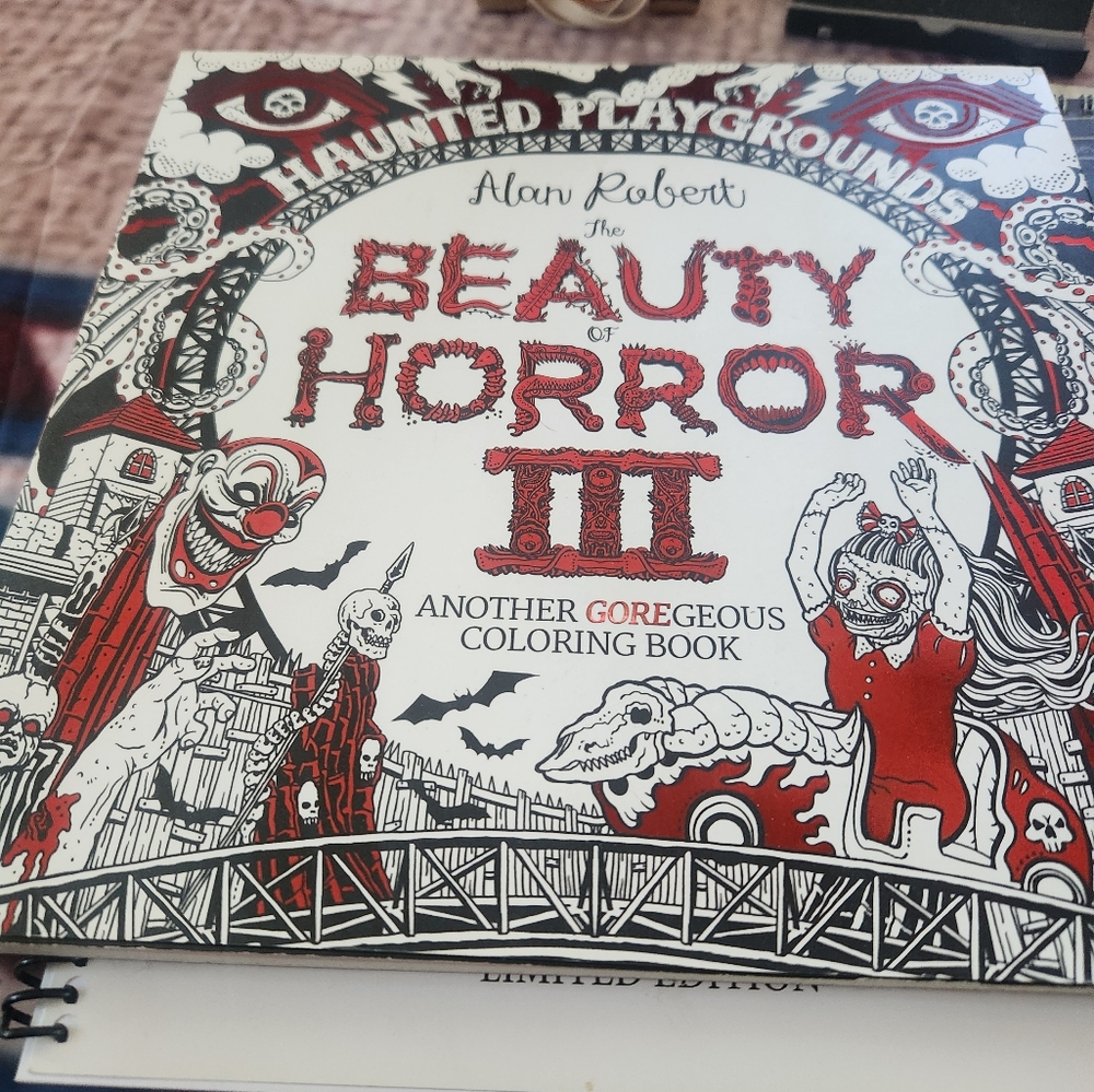 The Beauty of Horror III Coloring Book